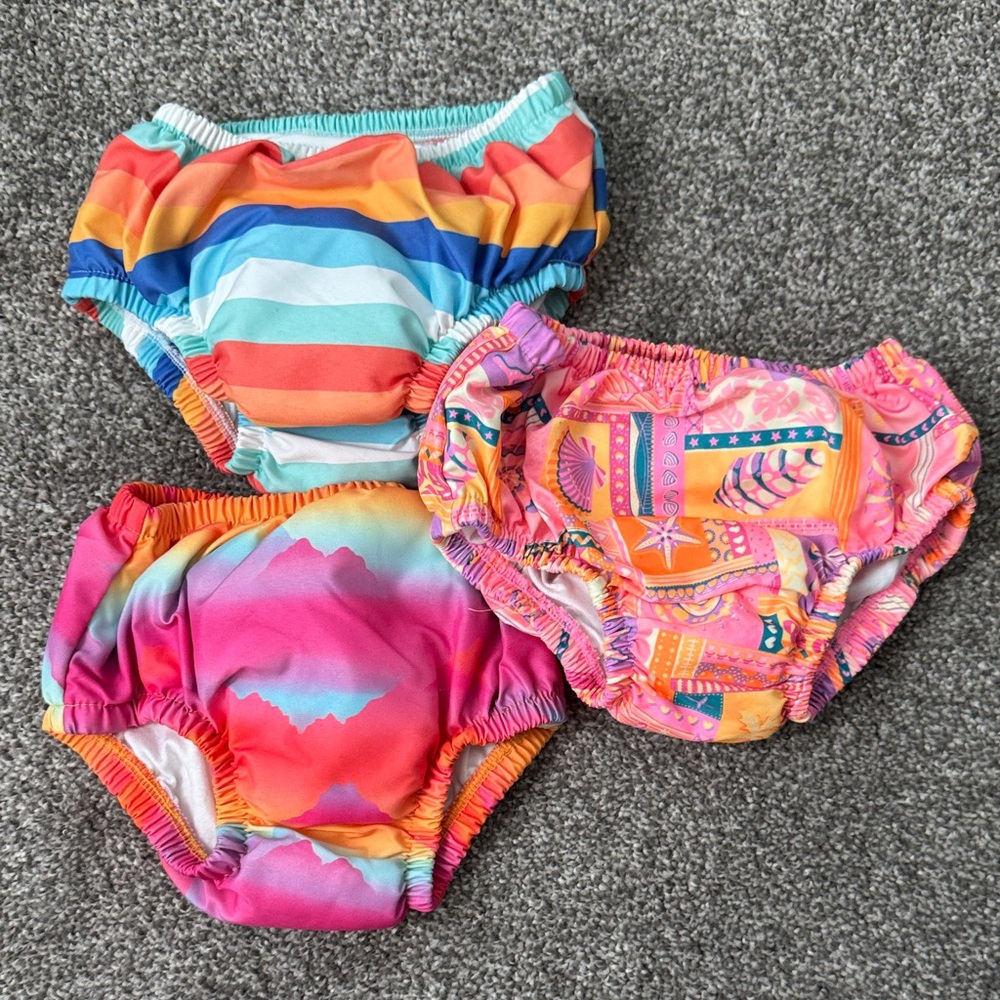 Colorful Kids Swim Diaper Set